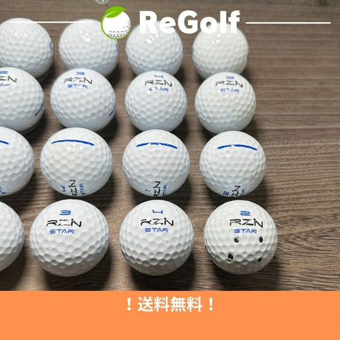 【中古】 ロストボール レジン ゴルフ ホワイト 銘柄混合 20球 ACランク ゴルフボール リゴルフ